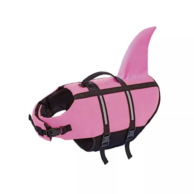 Sharki Dog Life Vest, Pink, M, 35 cm