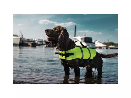 Gelbėjimo liemenė šuniui XL, geltona, 45 cm.