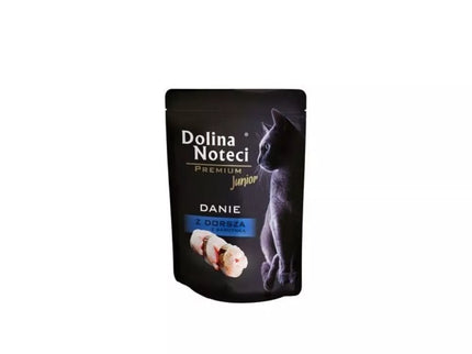 Guliašas jaunoms katėms su menke ir sardinėmis Dolina Noteci Dish, 85 g