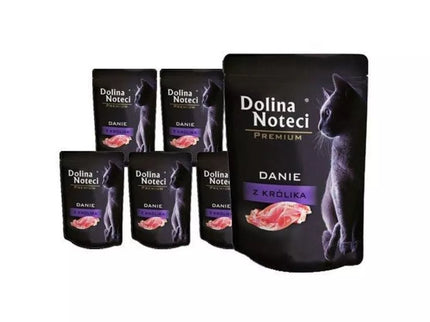 Dolina Noteci Rabbit Meat Stew for Cats, 10x85 g