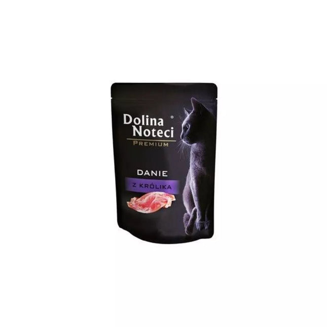Goulash for Cats with Rabbit Meat Dolina Noteci Dish, 85 g