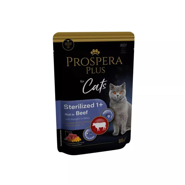 Prospera Beef and Pumpkin Stew for Sterilized Cats, 85g