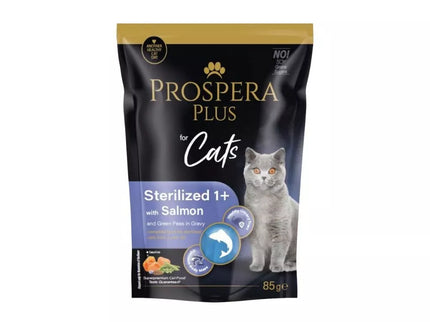 Prospera Goulash for Sterilized Cats with Salmon and Green Peas, 85g