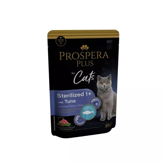 Prospera Goulash for Sterilized Cats with Tuna and Green Beans, 85 g