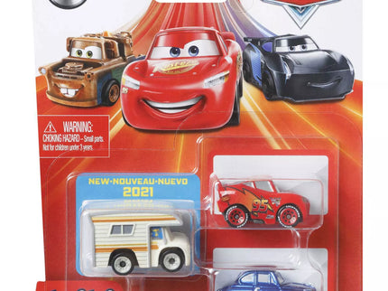 CARS trijų automodeliukų rinkinys – Mini lenktynininkas (GKG01)