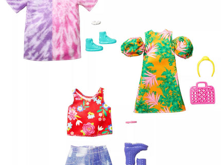 BARBIE puošnių drabužių ir aksesuarų rinkinys (GWD96)