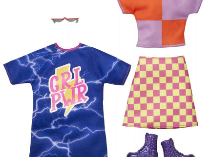 BARBIE dviejų drabužių komplektų rinkinys (GWF04)