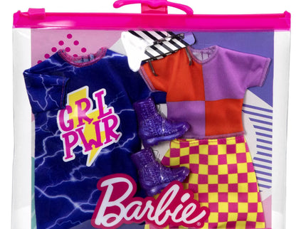 BARBIE dviejų drabužių komplektų rinkinys (GWF04)