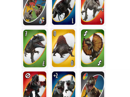 UNO kortos JURRASIC WORLD (GXD72)