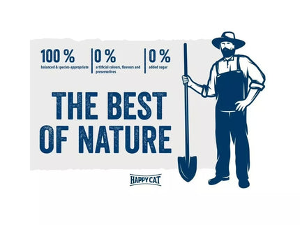 Happy Cat Duo Wet Food for Cats with Beef and Salmon, 100 g