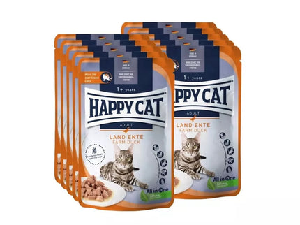 Happy Cat Goulash for Cats with Duck LandEnte, 10x85 g