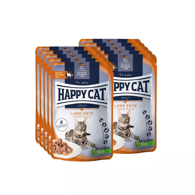 Happy Cat Goulash for Cats with Duck LandEnte, 10x85 g
