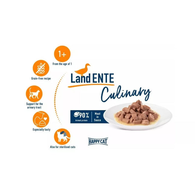 Happy Cat LandEnte Duck Stew for Cats, 85 g