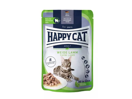 Happy Cat WeideLamm Goulash for Cats with Lamb, 85 g