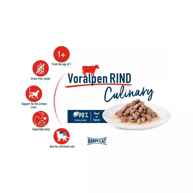 Happy Cat Goulash for Cats with Beef VoralpenRind, 85g