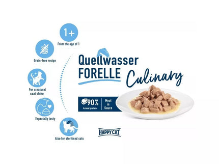 Happy Cat Goulash for Cats with Spring Water Trout, 85g