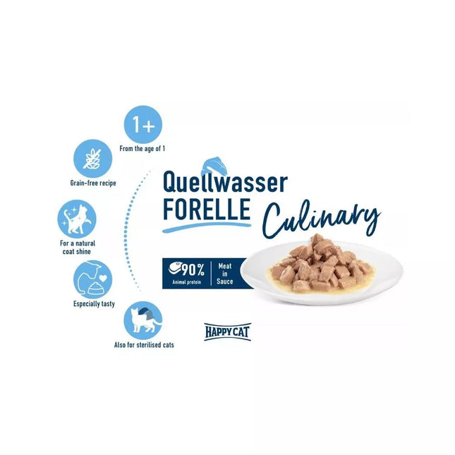 Happy Cat Goulash for Cats with Spring Water Trout, 85g