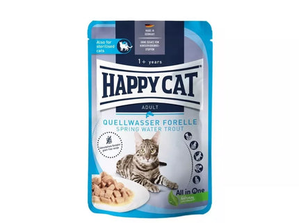 Happy Cat Goulash for Cats with Spring Water Trout, 85g