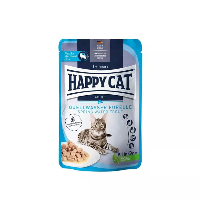 Happy Cat Goulash for Cats with Spring Water Trout, 85g