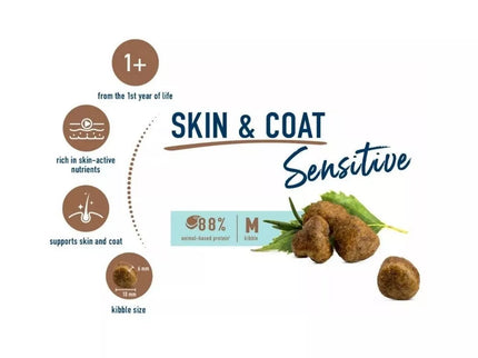 Happy Cat Sensitive Haut&Skin Complete Food for Adult Cats, Nurturing Skin and Coat, 300 g