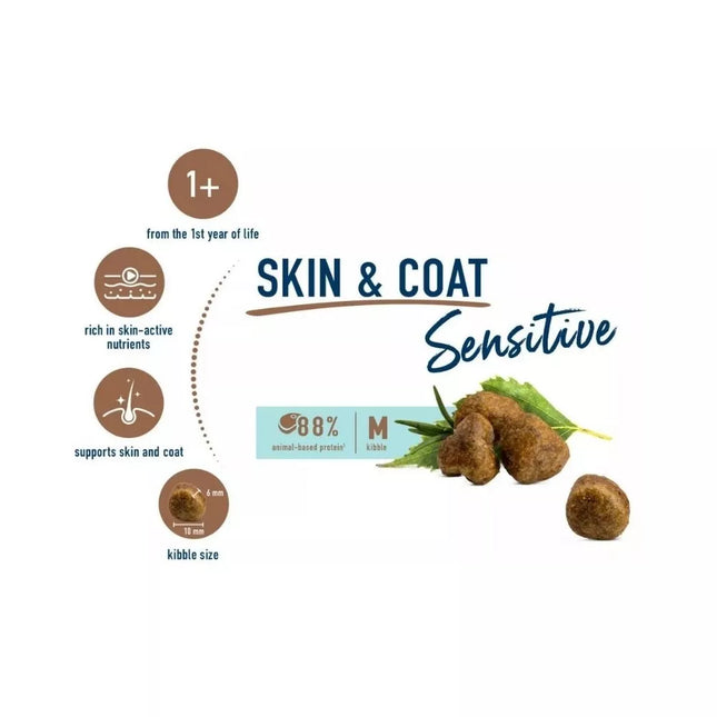 Happy Cat Sensitive Haut&Skin Complete Food for Adult Cats, Nurturing Skin and Coat, 300 g
