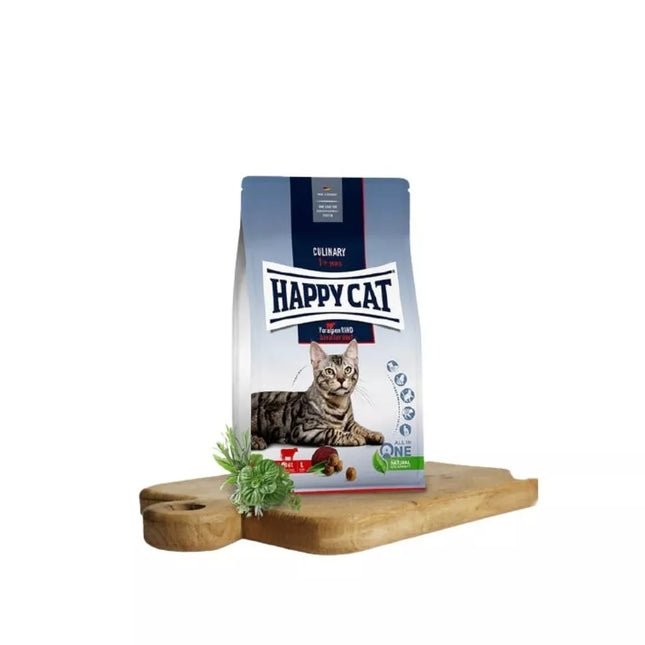 Complete Food for Adult Cats with Beef Culinary VoralpenRind, 300 g - Happy Cat