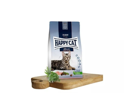 Happy Cat Culinary AtlantikLachs Complete Food for Adult Cats with Salmon, 300 g