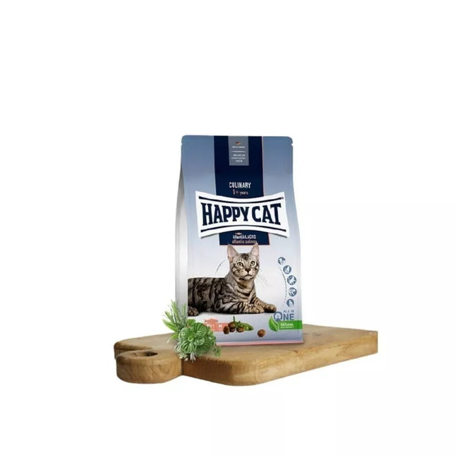 Happy Cat Culinary AtlantikLachs Complete Food for Adult Cats with Salmon, 300 g