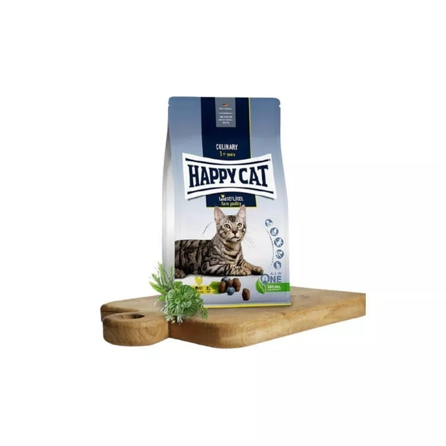 Happy Cat Complete Food for Adult Cats with Poultry Culinary LandGeflugel, 300 g
