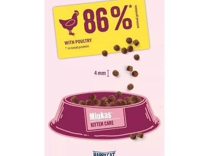Happy Cat Minkas Kitten Care Poultry Complete Food for Young Kittens 10 kg