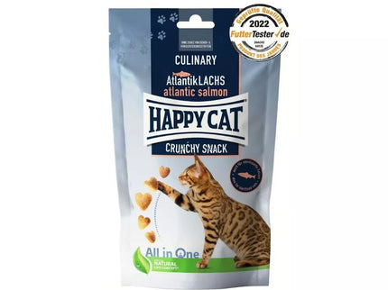 Happy Cat Crunchy Snack Atlantic Salmon for Cats, 70 g