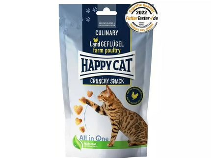 Happy Cat Crunchy Snack Land Poultry Cat Treats, 70 g