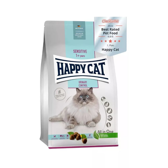 Happy Cat Complete Food for Sterilized Cats Sensitive Urinary Control, 300 g
