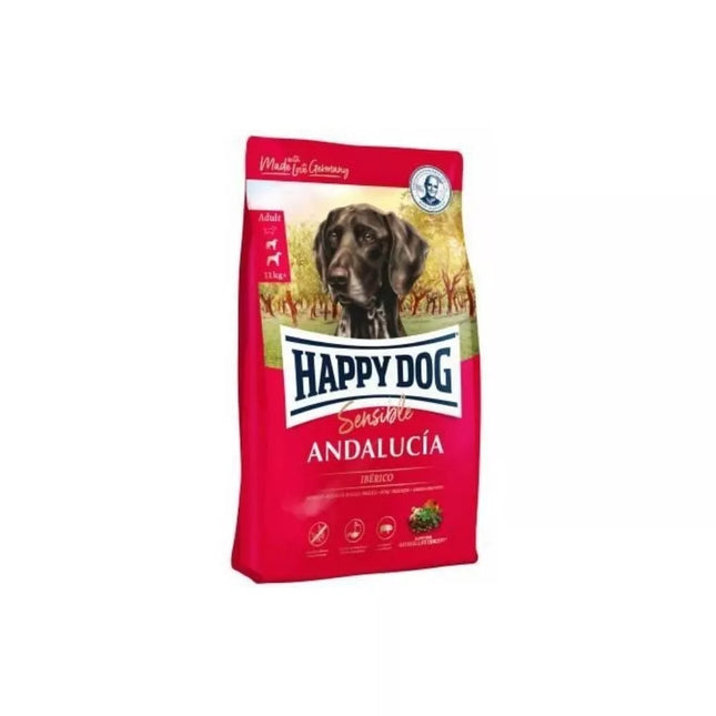 Happy Dog Andalucia Dry Food for Adult Dogs with Iberian Pork and Rice, 4 kg