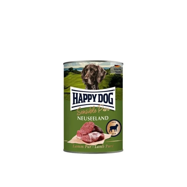 Happy Dog Lamm Pur Canned Food for Dogs with Lamb, 200 g