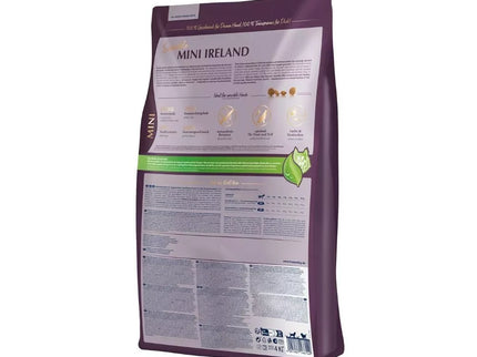 Happy Dog Mini Ireland visavertis pašaras mažų veislių suaugusiems šunims su triušiena ir lašiša, 300 g