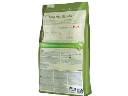 Happy Dog Mini Neuseeland visavertis pašaras mažų veislių suaugusiems šunims su ėriena ir ryžiais, 300 g