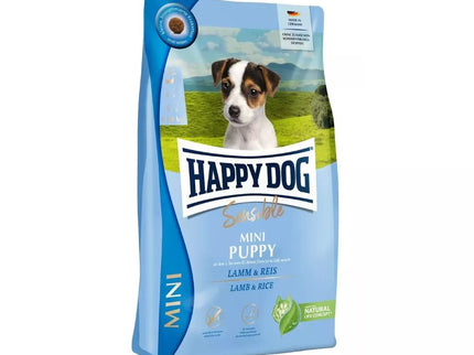 Happy Dog Mini Puppy Lamb&Rice pašaras su ėriena ir ryžiais jauniems šuniukams, 800 g