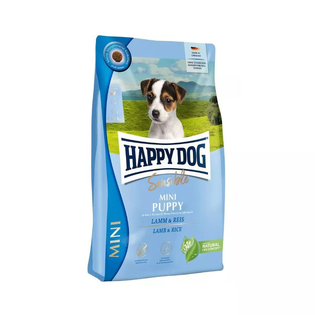 Happy Dog Mini Puppy Lamb & Rice for Young Puppies, 800 g