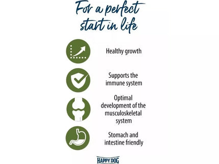 Happy Dog Sensible Junior Lamb&Rice Complete Food for Young Dogs, 1 kg