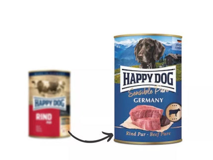 Happy Dog Sensitive Pure Germany konservai šunims su jautiena, 800 g