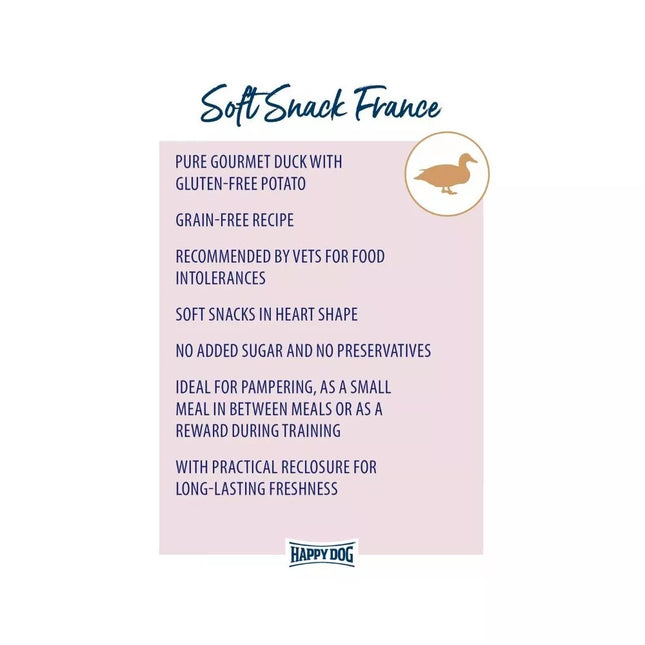 Happy Dog France dog treats, 100 g