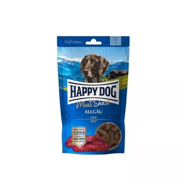 Happy Dog Meat Snack Allgäu with Beef Dog Treats, 75 g