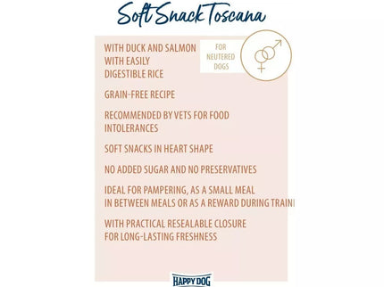 Happy Dog Toscana dog treats, 100 g