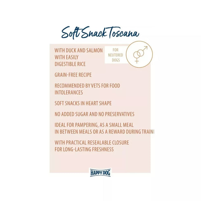 Happy Dog Toscana dog treats, 100 g