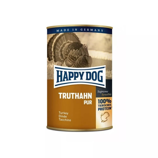 Happy Dog Pure Turkey Canned Dog Food, 400g