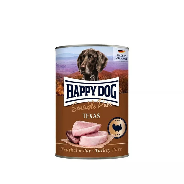 Happy Dog Truthahn Pur Canned Dog Food with Turkey, 800 g