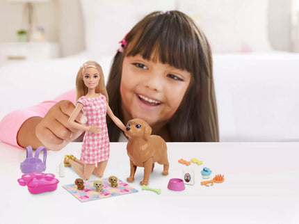 BARBIE šunelių naujagimių rinkinys (HCK75)