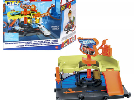 HOT WHEELS CITY rinkinys – Automobilių plovykla (HDR27)