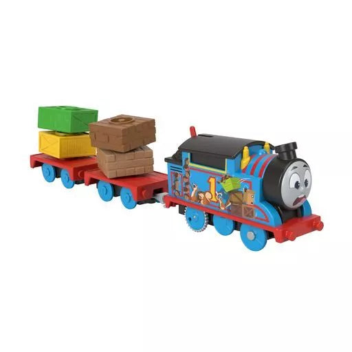 THOMAS AND FRIENDS Motorized Themed Train with Wagon (HFX97)